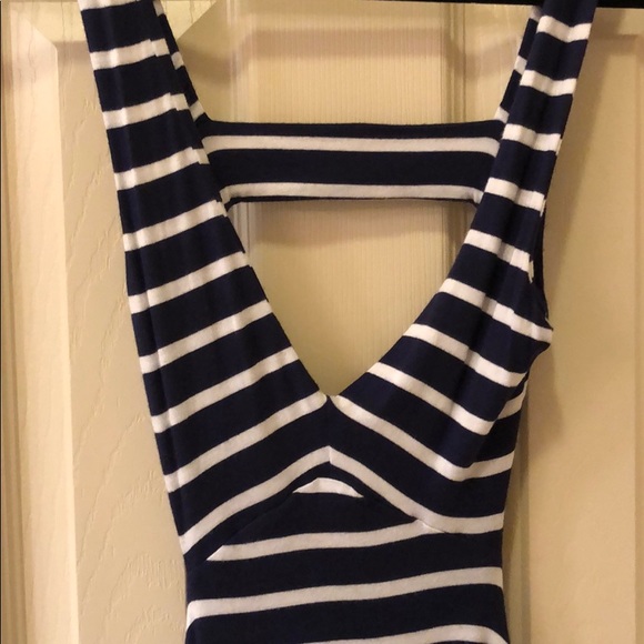 Rachel Pally Shopbop Navy Striped Maxi Dress - Picture 5 of 5